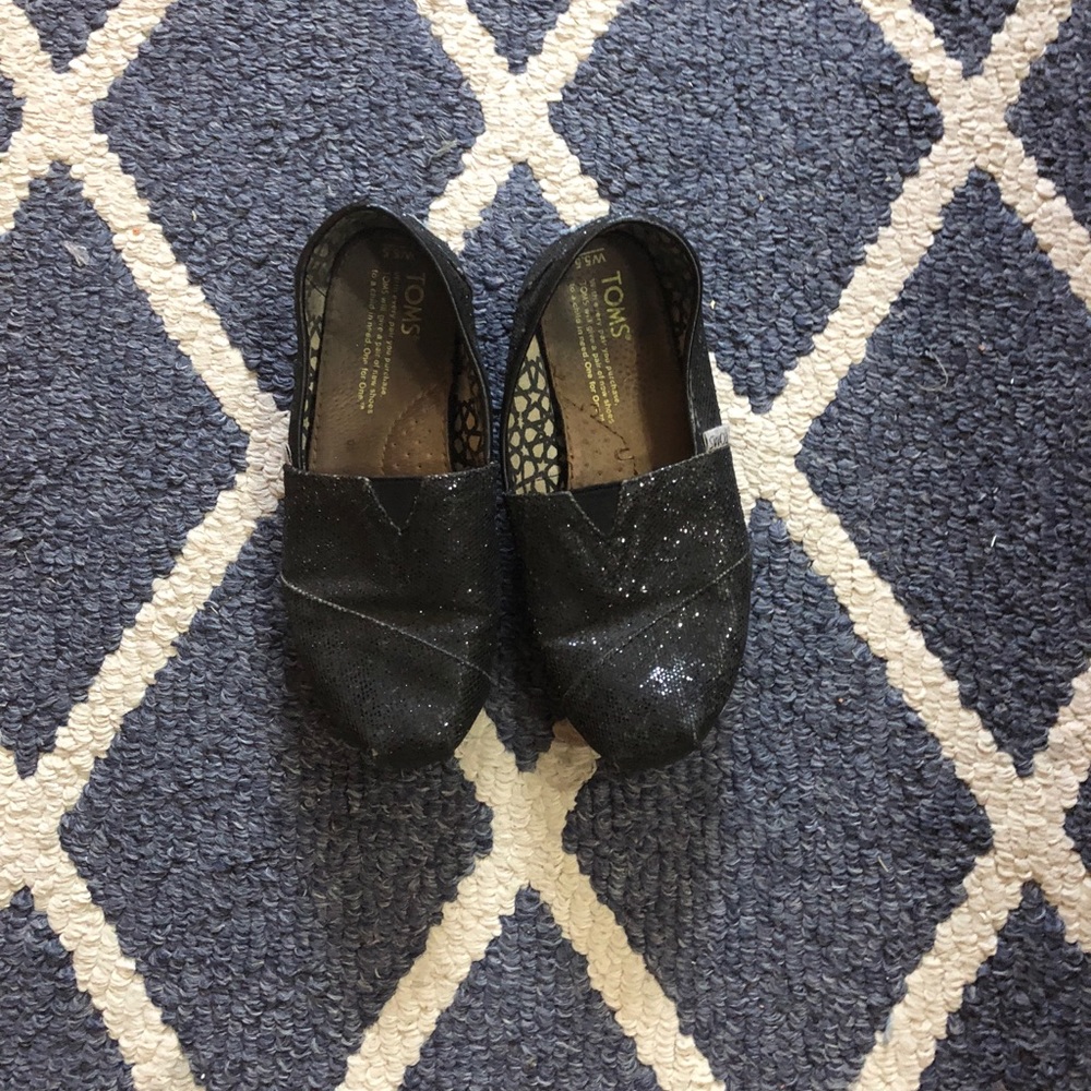 Size 5.5 Glitter Toms